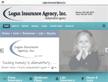 Tablet Screenshot of loganinsurance.com